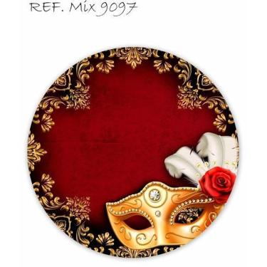 Imagem de Painel Redondo Capas Cilindro Malha Premium Cores Vibrante