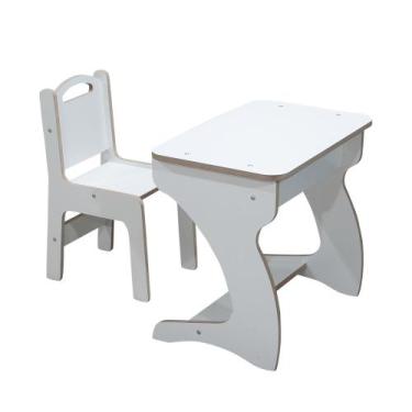 Imagem de Mesa e Cadeira conjunto infantil kids Anjo de Casa