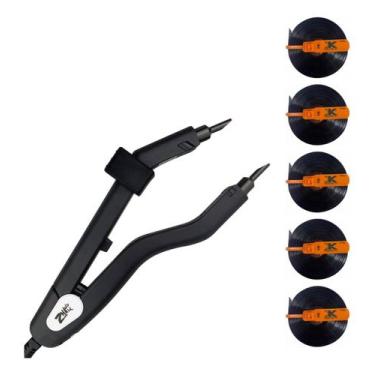 Imagem de Kit Maquina De Fusão Extensão Capilar E 5 Colas Keratin Fix - Zhang Ha