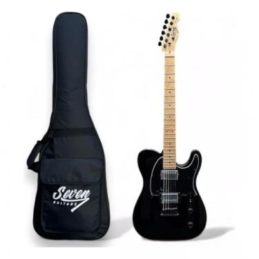Imagem de Guitarra Telecaster Seven Stc-307 HH Preta C/Bag