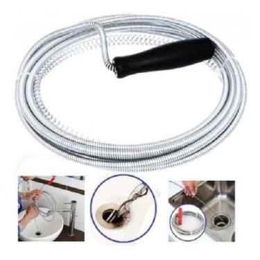 Imagem de Desentupidor Manual Em Aço Tanque Ralo Pia Cozinha Cano 1,3m - Startoo