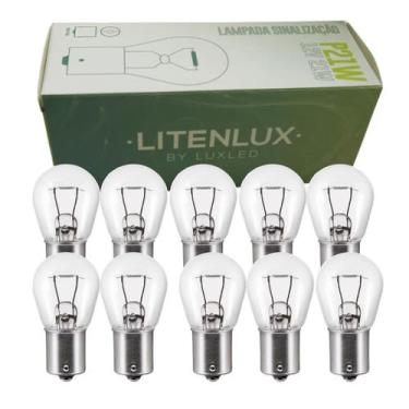 Imagem de Kit 10 Lâmpada p21W 12V 1 Polo BA15s Caixa com 10 Unidades - Litenlux