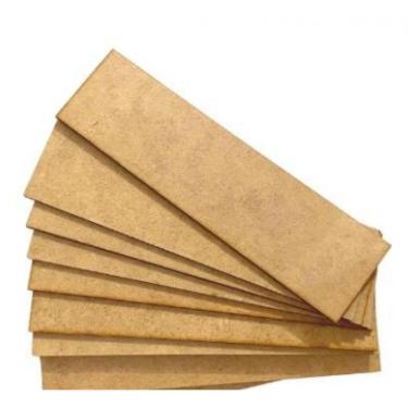 Imagem de Chapa Em Mdf Retangular 18x5cm 3mm Para Artesanato [f031]