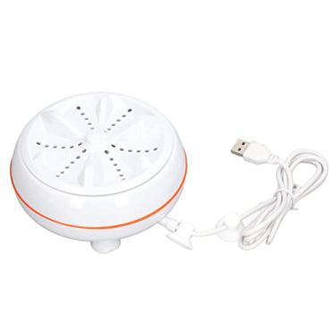 Imagem de Mini lavadora ultrassônica, recarregável por USB de 27 W, círculo de limpeza reversa, 50 segundos, 30 minutos, máquina de lavar com turbina, desligamento automático, adequada para escola, casa, hotel