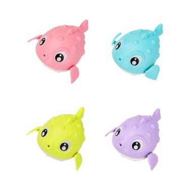 Imagem de Brinquedos de Banho para Bebês - Relógio de Corda com Desenhos Animado