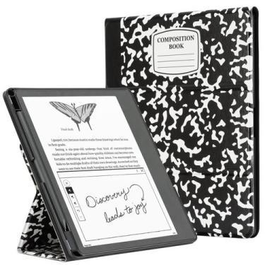 Imagem de Capa Cobak Stand para Kindle Scribe 10,2" com porta-canetas de couro