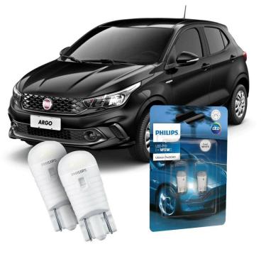 Imagem de Par Lâmpada Led Farolete Fiat Argo Philips Ultinon