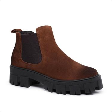 Imagem de Bota Chelsea Masculina Malbork Marrom Ferrugem com Solado Tratorado 24788MF-Masculino