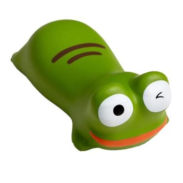 Imagem de Mouse Descanso De Pulso Bonito Animal Dos Desenhos Animados Confortável Descompressão Ergonômica Suporte De Pulso Pad para Home Office Resina Pad 4.9 x 2.5in (Sapo)