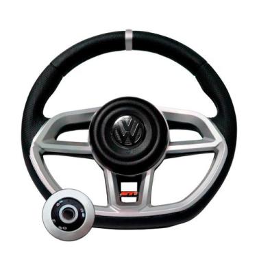 Imagem de Volante Vw Gol G5 G6 Fox Polo Golf Voyage 2011 2012 2013 - Compatível 