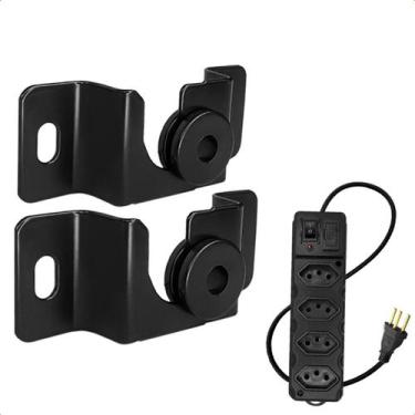 Imagem de Suporte TV Fixo Universal 1370 + Extensão Elétrica 4 Tomadas com Chave