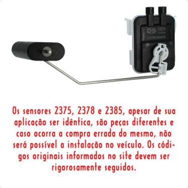 Imagem de Bóia Combustível FIESTA 1.0 2007/2014 DS 2375 - 98183 - 2375 - Ford
