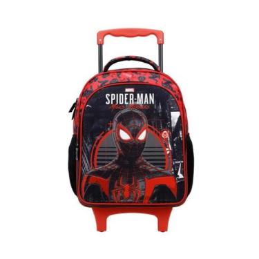 Imagem de Mochila de Rodas Grande Spider Man Aranha Original 11691 - Xeryus
