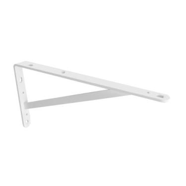 Imagem de Mão Francesa Reforçada 30x20cm Para Prateleiras Multivisão, Branco