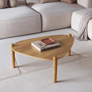 Imagem de Mesa de Centro Orgânica Pé Madeira Complementos - Artesano Móveis