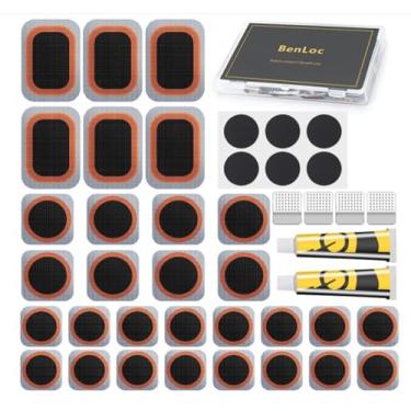 Imagem de Castrap Kit Completo De Reparo De Punção De Pneu De Bicicleta, Remendo Frio Sem Cola Alavancas De Pneu E Ferramentas Para Fixação Fácil De Tubos (23)