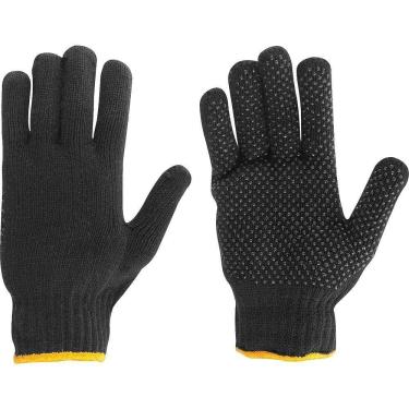 Imagem de Luva Malha 3 Fios Lmv 3 Preta Pigmentada Com 06 Pares Vonder