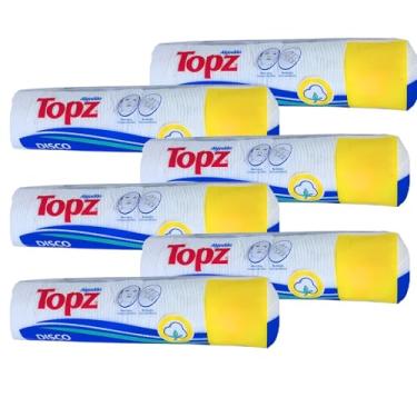 Imagem de Algodao Disco 100un algodão para limpeza de pele 6 Pacotes