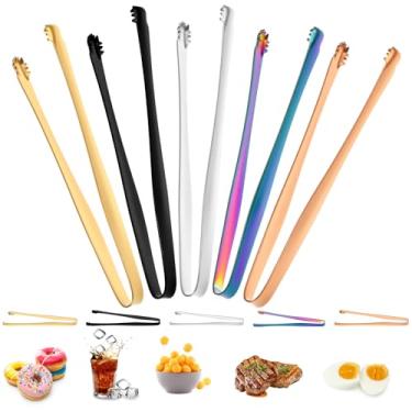 Imagem de 5 peças de ferramenta de remoção de chalaza de ovo, separadores de ovos de aço inoxidável de 15 cm para gema, ferramenta de remoção de calaza de membrana de ovo multiuso pinças de cozinha para