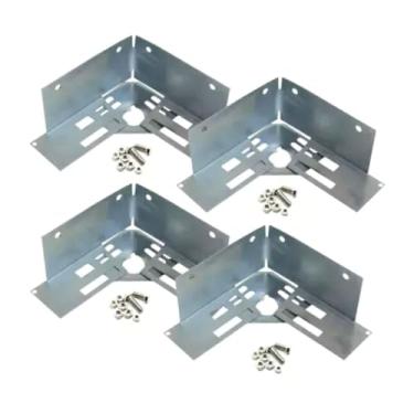 Imagem de Kit 4 Salva Gabinete Universal Nivelador Recupera Conserta Máquina de Lavar Brast. Consul Chapas Aço