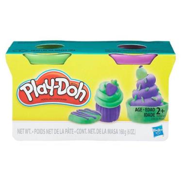 Imagem de Play-Doh Massa de Modelar Verde e Violeta - Hasbro