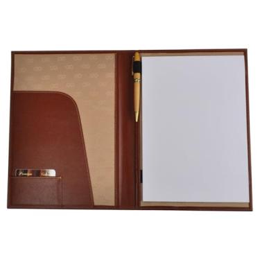 Imagem de Pasta Convenção MALTA em Couro (Pinhão)