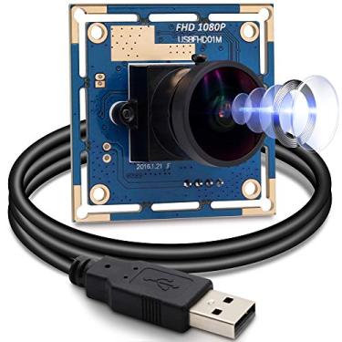 Imagem de SVPRO Placa De Câmera Usb 1080P, Módulo Grande Angular Com Lente Olho Peixe, Campo Visão 150 Graus, Cmos Ov2710, 30 Fps/60 Fps/100 Fps, Computador Suporte Para Android, Linux, Windows E Mac Os