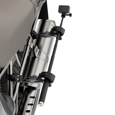 Imagem de Kit de montagem de motocicleta para Insta360 X5 X4 DJI Osmo 360 com bastão de selfie invisível de 101 cm, braçadeira de haste de extensão para trilho de assento de guidão de bicicleta, acessórios de