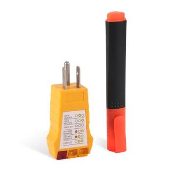 Imagem de Teste de Aterramento Kit, Teste de Condutividade Caneta e Continuidade Tomada Testador para Aterramento Tapetes Almofadas Lençóis Fronhas Cobertores Pulseiras (Outlet EUA)