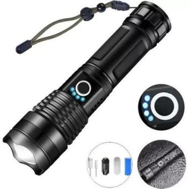 Imagem de T9 Lanterna Tática Militar Ybf Led Recarregável Usb - YBF-8825