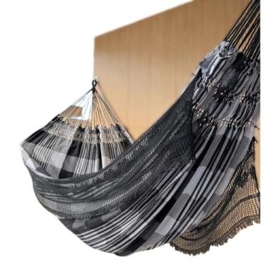 Imagem de Rede De Dormir Descanso Alto Padrao Jaguaruana Casal 4,50m 100% Algodão(BRANCO)