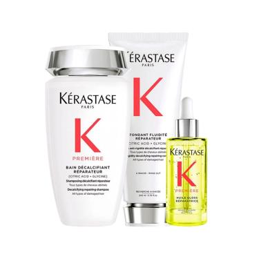 Imagem de Kit Kérastase Première Shampoo + Condicionador + Óleo 30ml