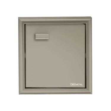 Imagem de Porta Papel 17,5x12,5x16,5cm Embutir Champagne - 7064 - CRIS-METAL