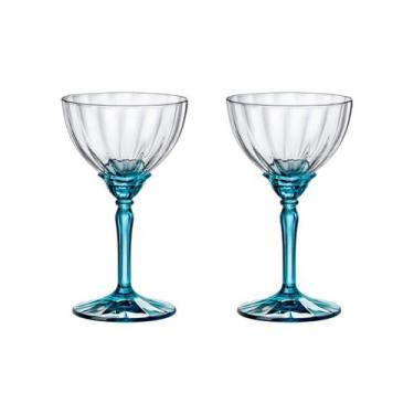 Imagem de Taça Coupe de Vidro Bormioli Rocco Para Coquetel 240 ml Florian Blue 2