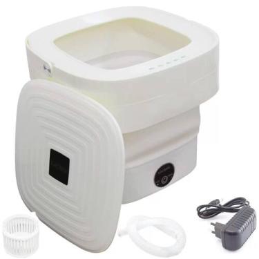 Imagem de Lavadora De Roupas Mini Com Sistema Ultrasonic Usb Portátil - Relet