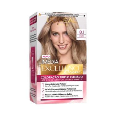 Imagem de Coloração Imédia Excellence Creme 8.1 Louro Sueco - LnullOréal