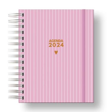 Imagem de Agenda 2024: Sua Organização Pessoal Rosa Listras