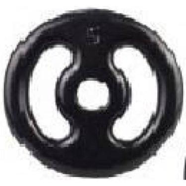 Imagem de Kit 4 Anilhas 5 Kg + 2 Barras Oca 0,40 - Fitness Musculação