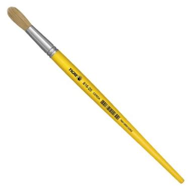 Imagem de Pincel Redondo Cerda Natural Cabo Longo Tigre 816-20