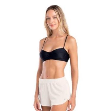 Imagem de Shorts Verão Liso Básico Feminino Com Elástico No Cós She-Feminino