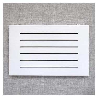 Imagem de Prateleira de roteador de parede para roteador WiFi, prateleira de madeira para roteador WiFi, prateleira flutuante de TV, console de mídia para sala de estar, caixa de cobertura com suporte