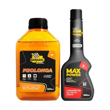 Imagem de Kit Aditivo Prolonga 500ml Maxpower 200ml Gasolina Bardahl