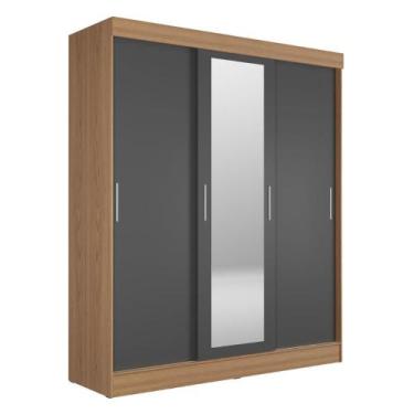 Imagem de Guarda Roupa Vittorio Casal 3 Portas de Correr Espelho 172cm - Provínc