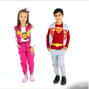 Imagem de Conjunto Moleton Longo Kukut, Cinza, G