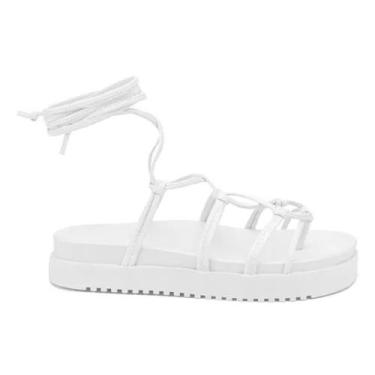 Imagem de Sandália Feminina Anatômica Gugi Papete De Amarrar Na Perna