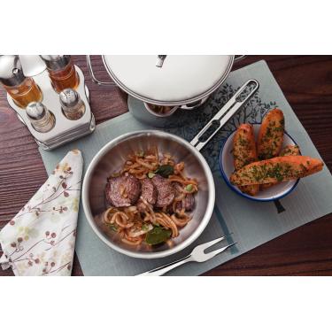 Imagem de Jogo de Panelas Tramontina Allegra Inox com Fundo Triplo 5 Peças