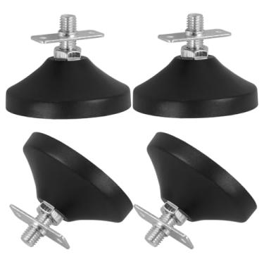 Imagem de HOOTNEE 4 peças de pés ajustáveis para móveis resistentes para mesa de pebolim e niveladores ajustáveis em altura do armário para estabilidade e redução