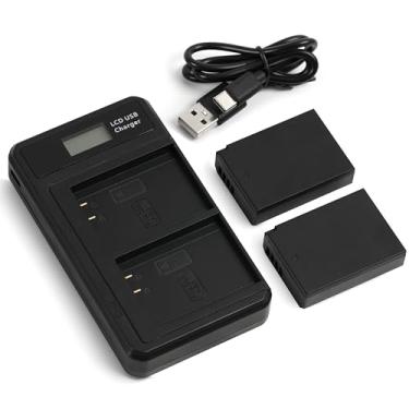 Imagem de Hiweld Pacote com 2 baterias LP-E10 para câmera digital Canon EOS Rebel T3, T5, T6, T7, T100, Kiss X50, Kiss X70, EOS 1100D, EOS 1200D, EOS 1300D, EOS 2000D, EOS 4000D