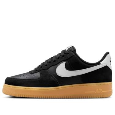 Imagem de Nike Air Force 1 '07 LV8 Tênis masculino, Preto/Castanho Claro/Branco Summit, 46