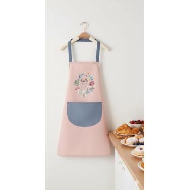 Imagem de Avental de Cozinha com Bolso Frontal 65x70cm Estampas Criativas Decora
